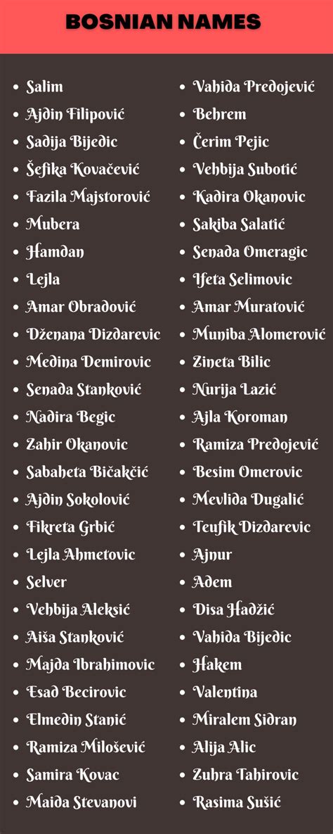 safe area. . Muslim bosnian names